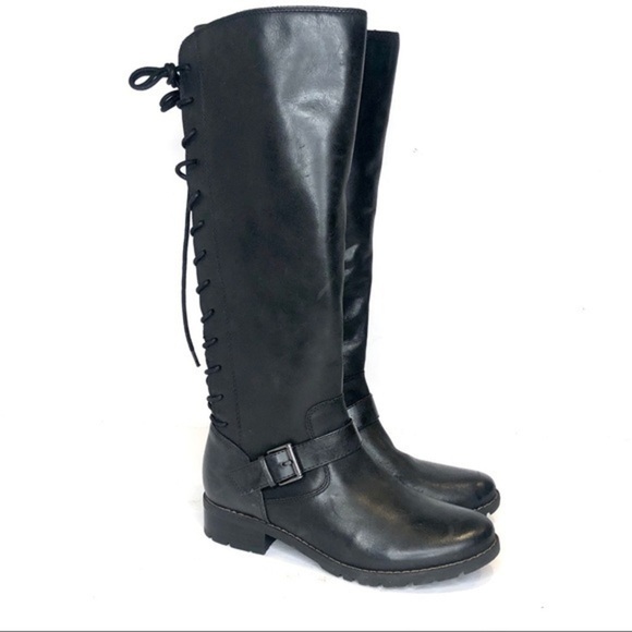 SOFFT Kristie Leather Lace Up Tall Boots size 6M - Picture 3 of 12